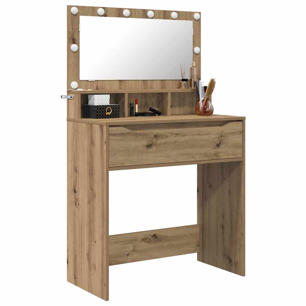 Bedroom Dressing Tables Artisan Oak 80 x 39.6 x 135 cm