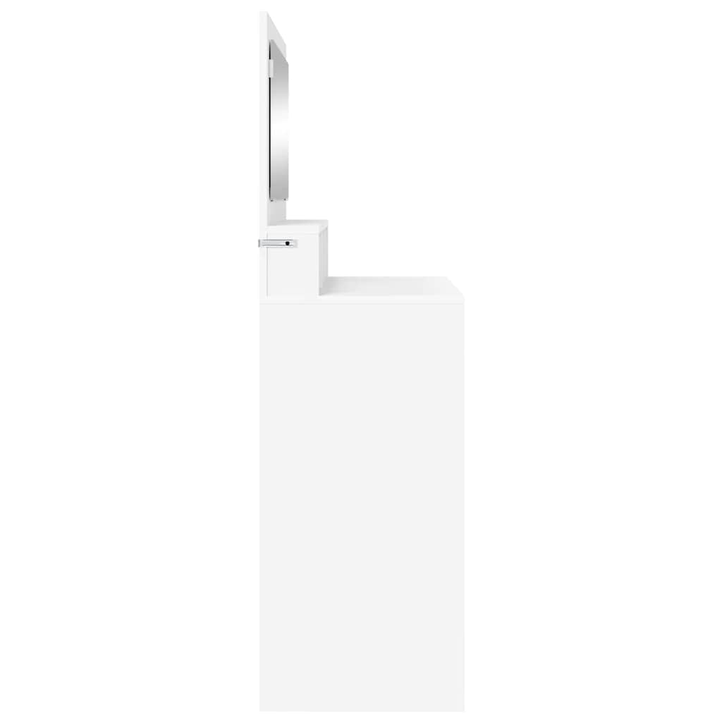 Bedroom Dressing Tables with Drawer White 80 x 39.6 x 135 cm