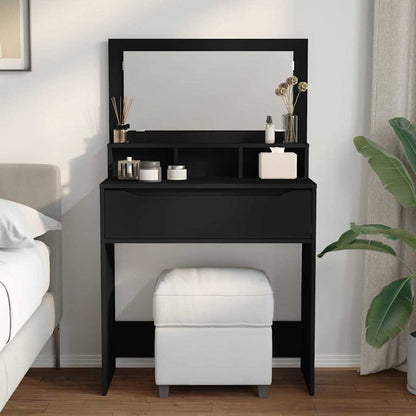 Bedroom Dressing Tables with Drawer Black 80 x 39.6 x 135 cm