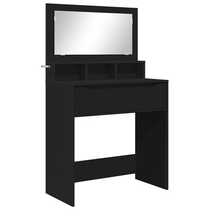 Bedroom Dressing Tables with Drawer Black 80 x 39.6 x 135 cm