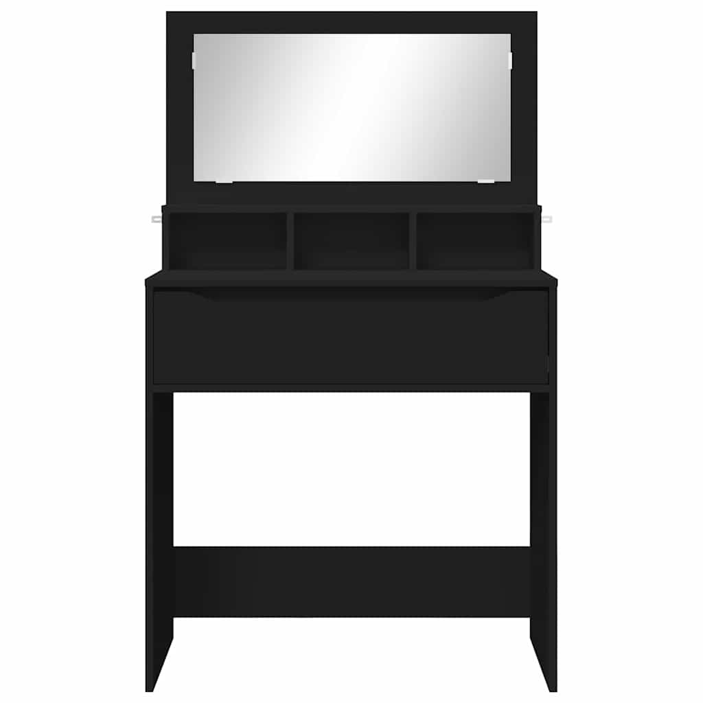 Bedroom Dressing Tables with Drawer Black 80 x 39.6 x 135 cm