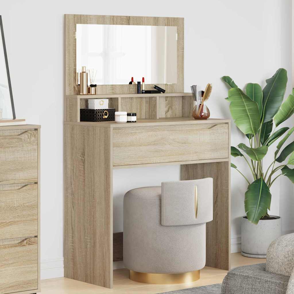 Bedroom Dressing Tables Sonoma Oak 80 x 39.6 x 135 cm