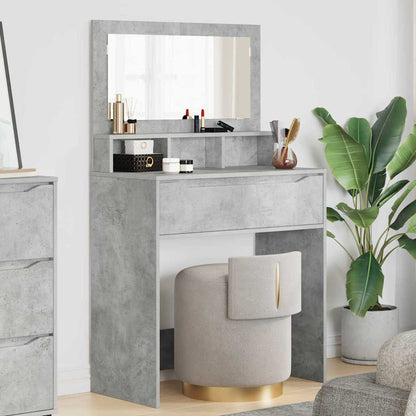 Bedroom Dressing Tables Concrete Grey 80 x 39.6 x 135 cm