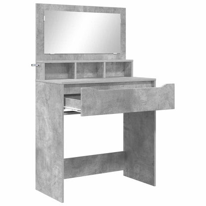 Bedroom Dressing Tables Concrete Grey 80 x 39.6 x 135 cm
