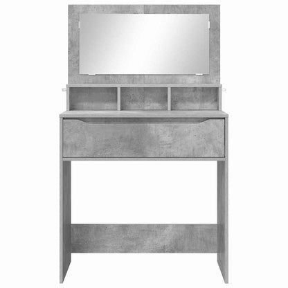 Bedroom Dressing Tables Concrete Grey 80 x 39.6 x 135 cm