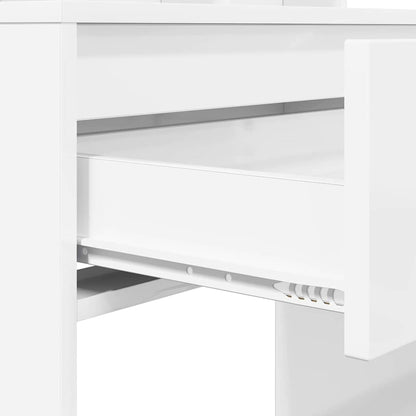 Bedroom Dressing Tables High Gloss White 80 x 39.6 x 135 cm