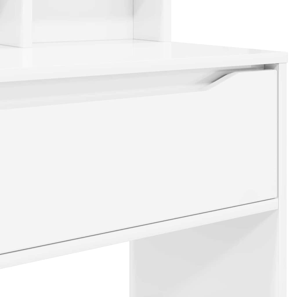 Bedroom Dressing Tables High Gloss White 80 x 39.6 x 135 cm