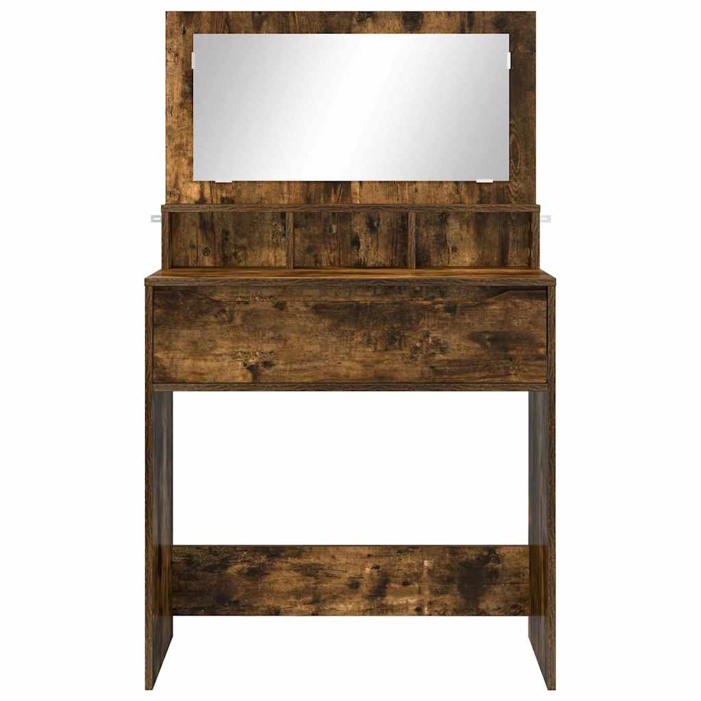 Bedroom Dressing Tables Smoked Oak 80 x 39.6 x 135 cm