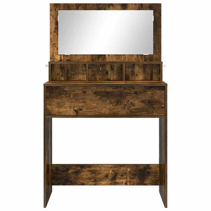 Bedroom Dressing Tables Smoked Oak 80 x 39.6 x 135 cm