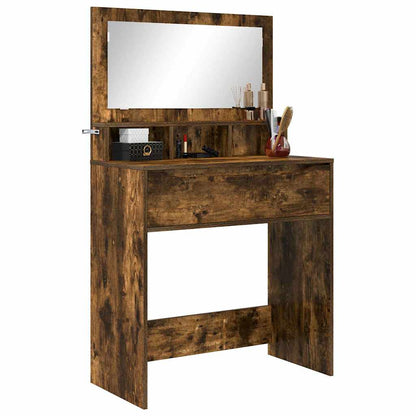 Bedroom Dressing Tables Smoked Oak 80 x 39.6 x 135 cm