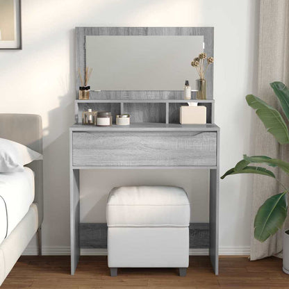 Bedroom Dressing Tables Grey Sonoma 80 x 39.6 x 135 cm