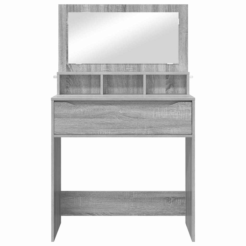 Bedroom Dressing Tables Grey Sonoma 80 x 39.6 x 135 cm