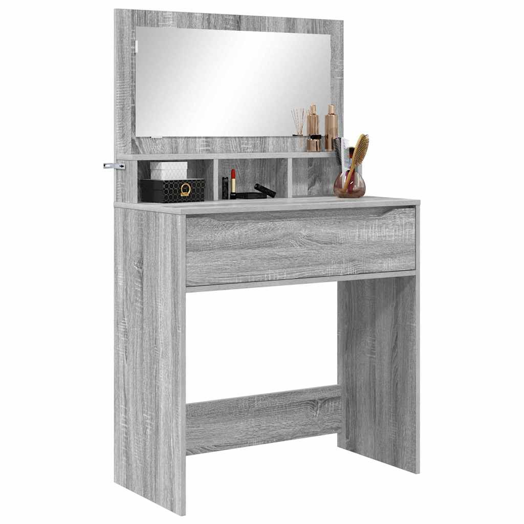 Bedroom Dressing Tables Grey Sonoma 80 x 39.6 x 135 cm