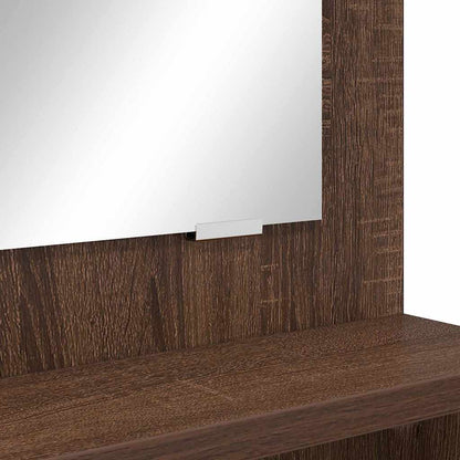 Bedroom Dressing Tables Brown Oak 80 x 39.6 x 135 cm
