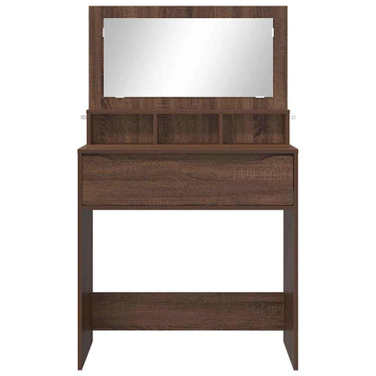 Bedroom Dressing Tables Brown Oak 80 x 39.6 x 135 cm