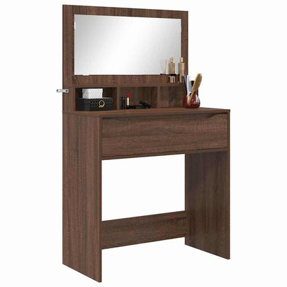 Bedroom Dressing Tables Brown Oak 80 x 39.6 x 135 cm