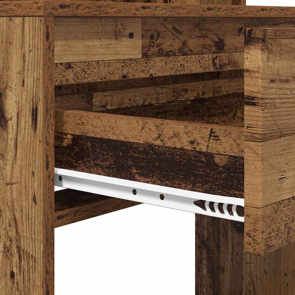 Bedroom Dressing Tables with Drawer Old Wood 80 x 39.6 x 135 cm