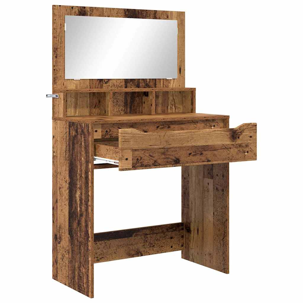 Bedroom Dressing Tables with Drawer Old Wood 80 x 39.6 x 135 cm