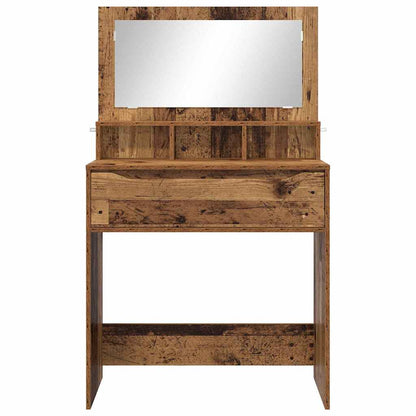 Bedroom Dressing Tables with Drawer Old Wood 80 x 39.6 x 135 cm