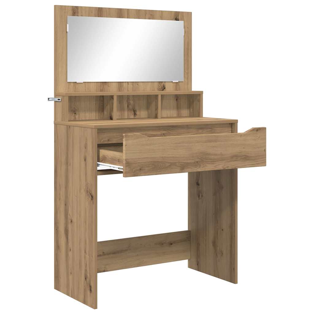 Bedroom Dressing Tables Artisan Oak 80 x 39.6 x 135 cm