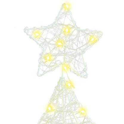 Christmas Tree with 160 LEDs Warm white 150 cm Acrylic