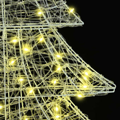 Christmas Tree with 160 LEDs Warm white 150 cm Acrylic