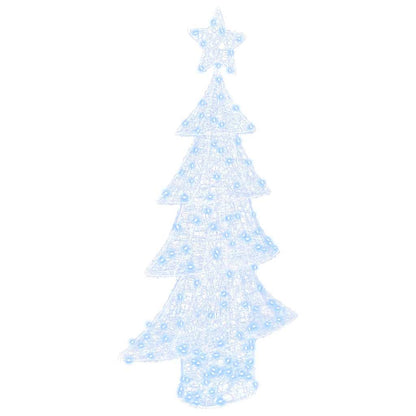 Christmas Tree with 160 LEDs Cold white 150 cm Acrylic