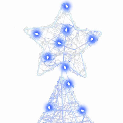 Christmas Tree with 160 LEDs Blue 150 cm Acrylic