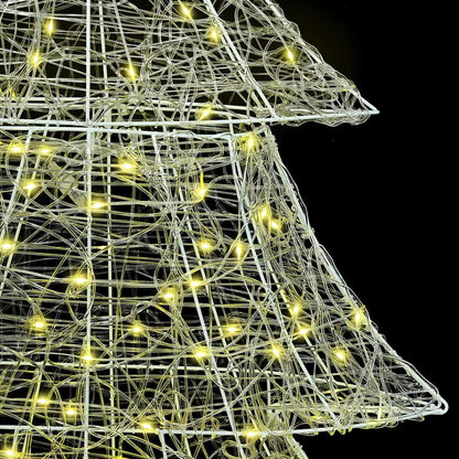 Christmas Tree with 240 LEDs Warm white 180 cm Acrylic