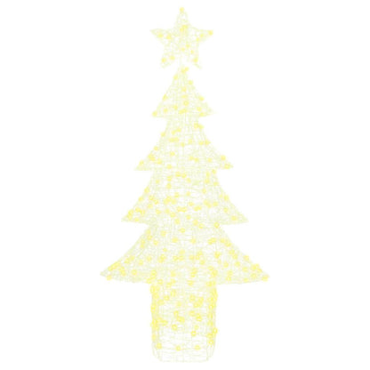 Christmas Tree with 240 LEDs Warm white 180 cm Acrylic
