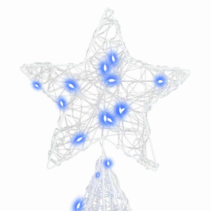 Christmas Tree with 240 LEDs Blue 180 cm Acrylic