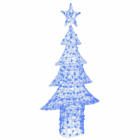 Christmas Tree with 240 LEDs Blue 180 cm Acrylic