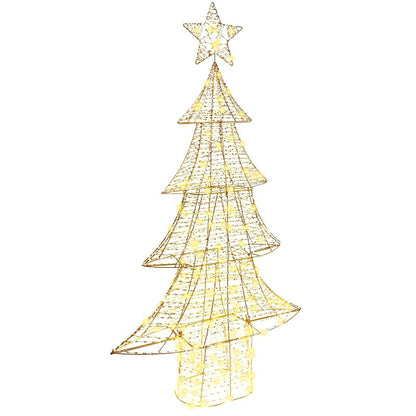 Christmas Tree with 160 LEDs Warm white 150 cm PET