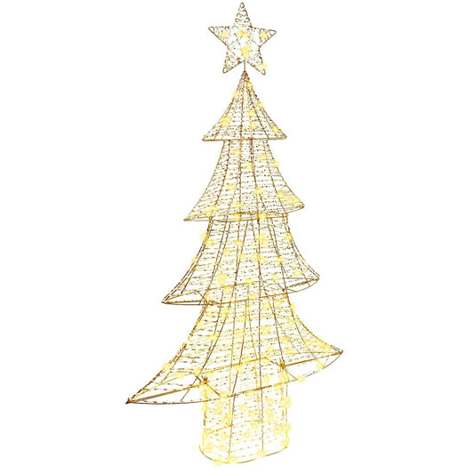 Christmas Tree with 160 LEDs Warm white 150 cm PET