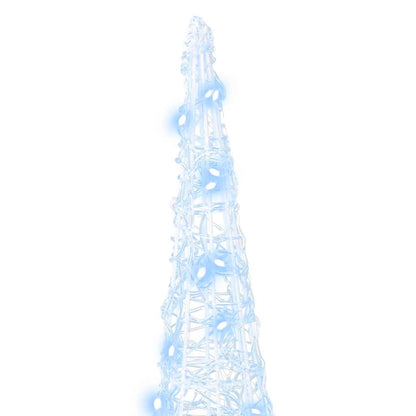 Christmas Tree 3 pcs Cold white 20 x 20 x 80 cm Acrylic