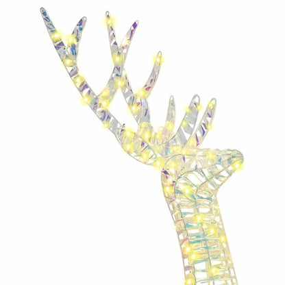 3D Reindeer with 140 LEDs Warm white 128 cm PET