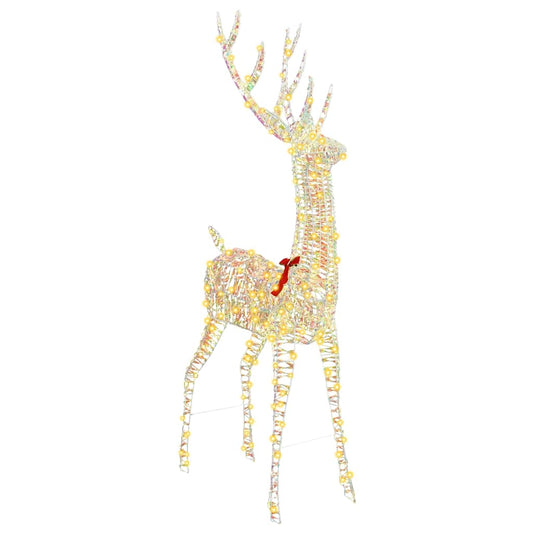 3D Reindeer Warm white 180 cm PET