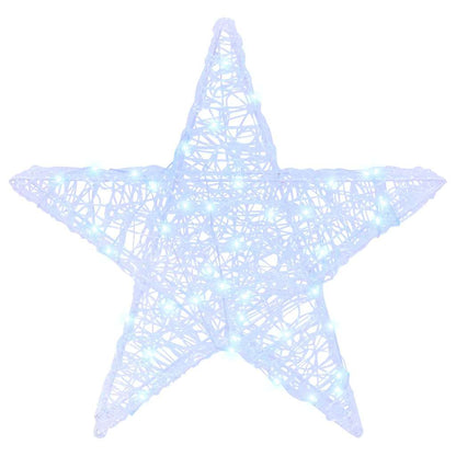3D Star with 50 LEDs Cold white 55 x 53.5 x 10 cm Acrylic