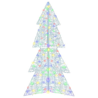 Christmas Tree with 160 LEDs Multicolour 150 cm Acrylic