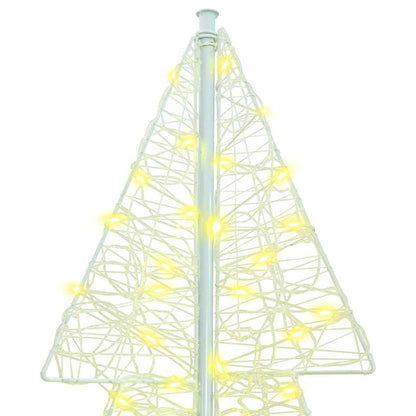 Christmas Tree with 240 LEDs Warm White 180 cm Acrylic