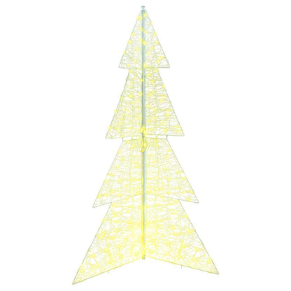 Christmas Tree with 240 LEDs Warm White 180 cm Acrylic