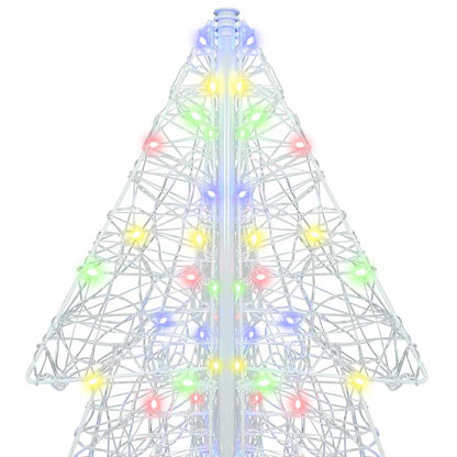 Christmas Tree with 240 LEDs Multicolour 180 cm Acrylic