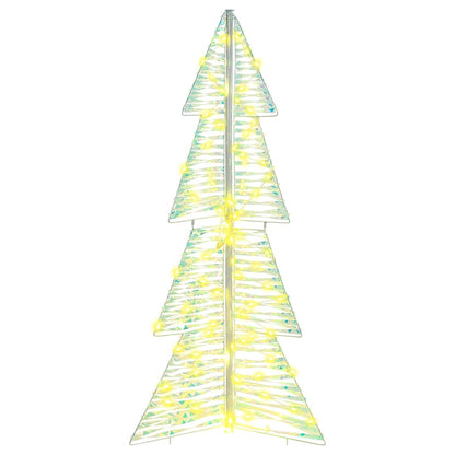 Christmas Tree with 100 LEDs Warm White 120 cm PET