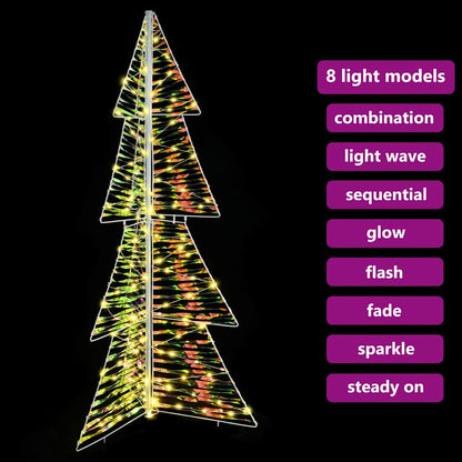 Christmas Tree with 160 LEDs Warm White 150 cm PET