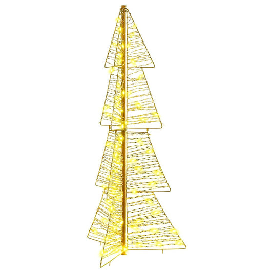 Christmas Tree with 100 LEDs Warm White 120 cm PET