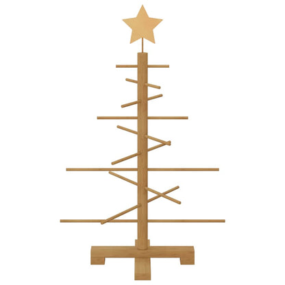 Wooden Christmas Tree with Stand Brown 75 cm Bamboo