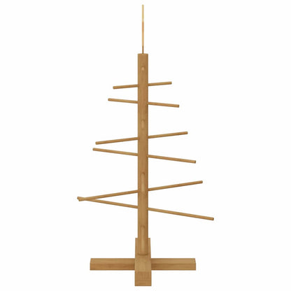 Wooden Christmas Tree with Stand Brown 75 cm Bamboo