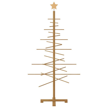 Wooden Christmas Tree with Stand Brown 150 cm Bamboo
