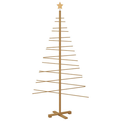 Wooden Christmas Tree with Stand Brown 180 cm Bamboo