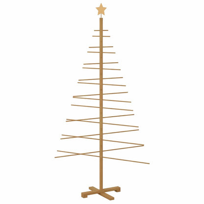 Wooden Christmas Tree with Stand Brown 180 cm Bamboo